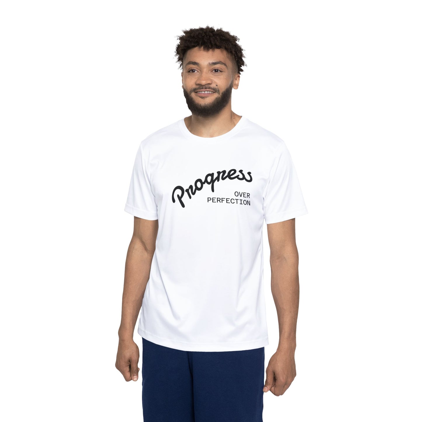 Sports Jersey - 'Progress Over Perfection' Athletic Tee