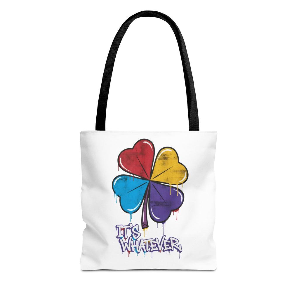 Rainbow Drip Graphic Tote Bag