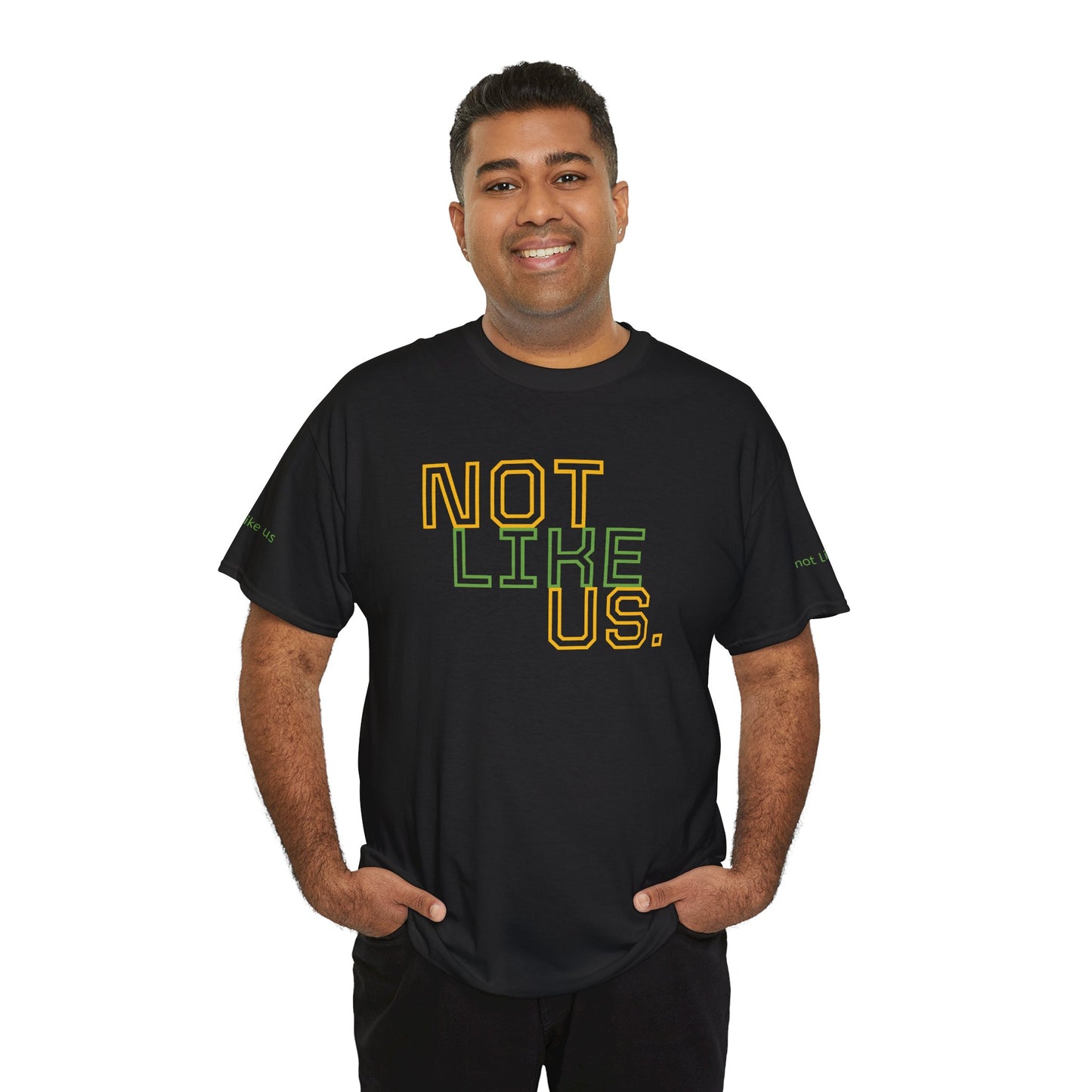 Unisex Heavy Cotton Tee - "NOT LIKE US" Statement Tee