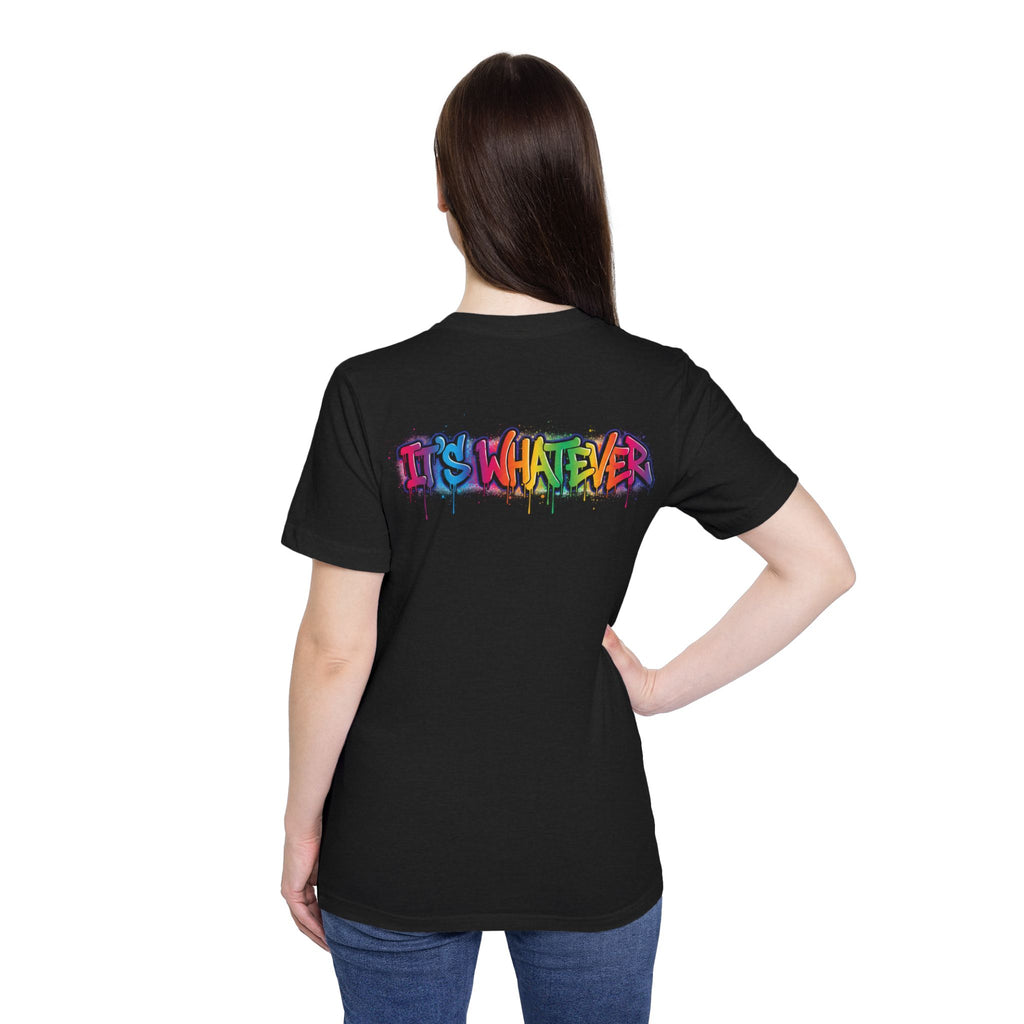 IT'S WHATEVER Graffiti Tee — Colorful Streetwear