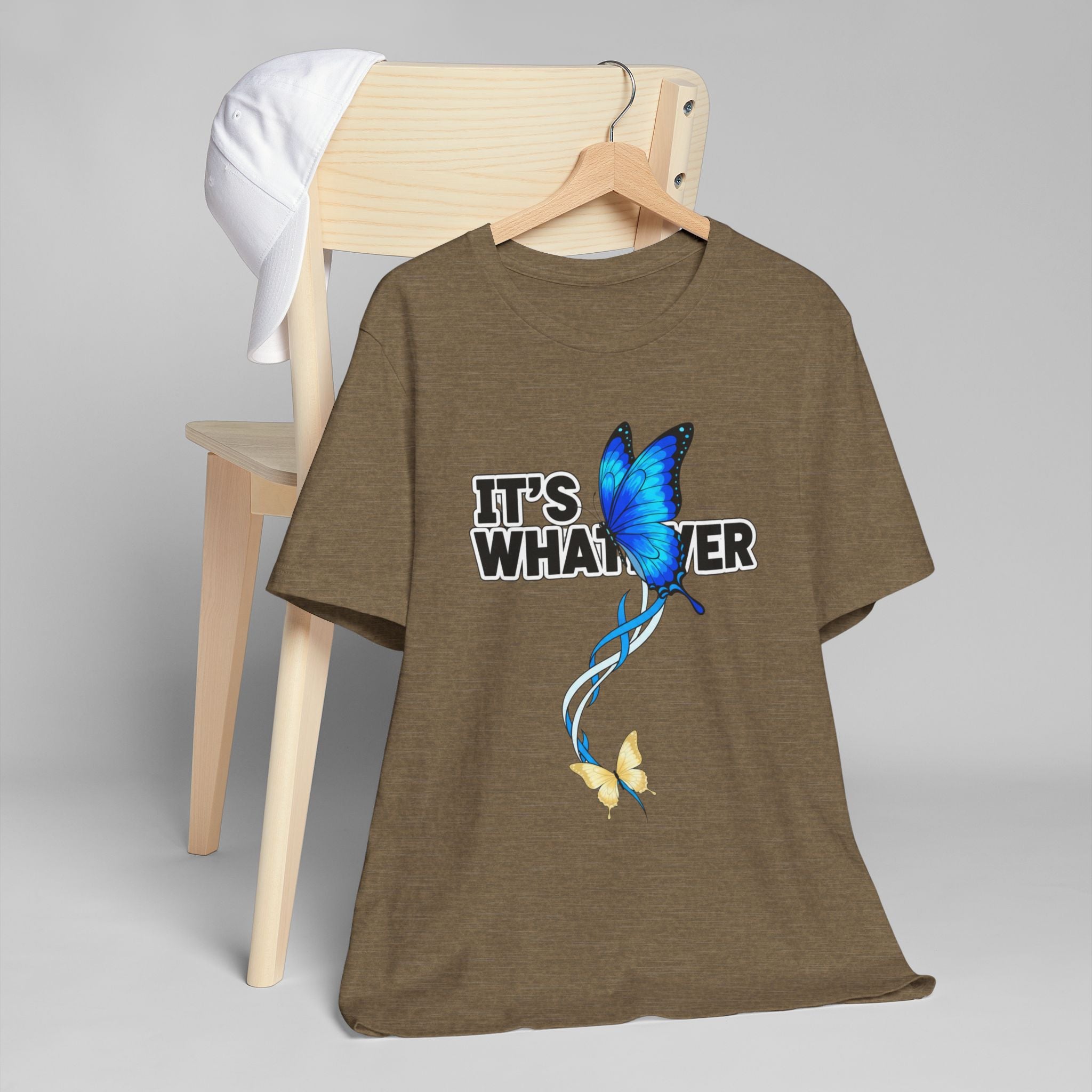 It's Whatever Blue Butterfly Tee
