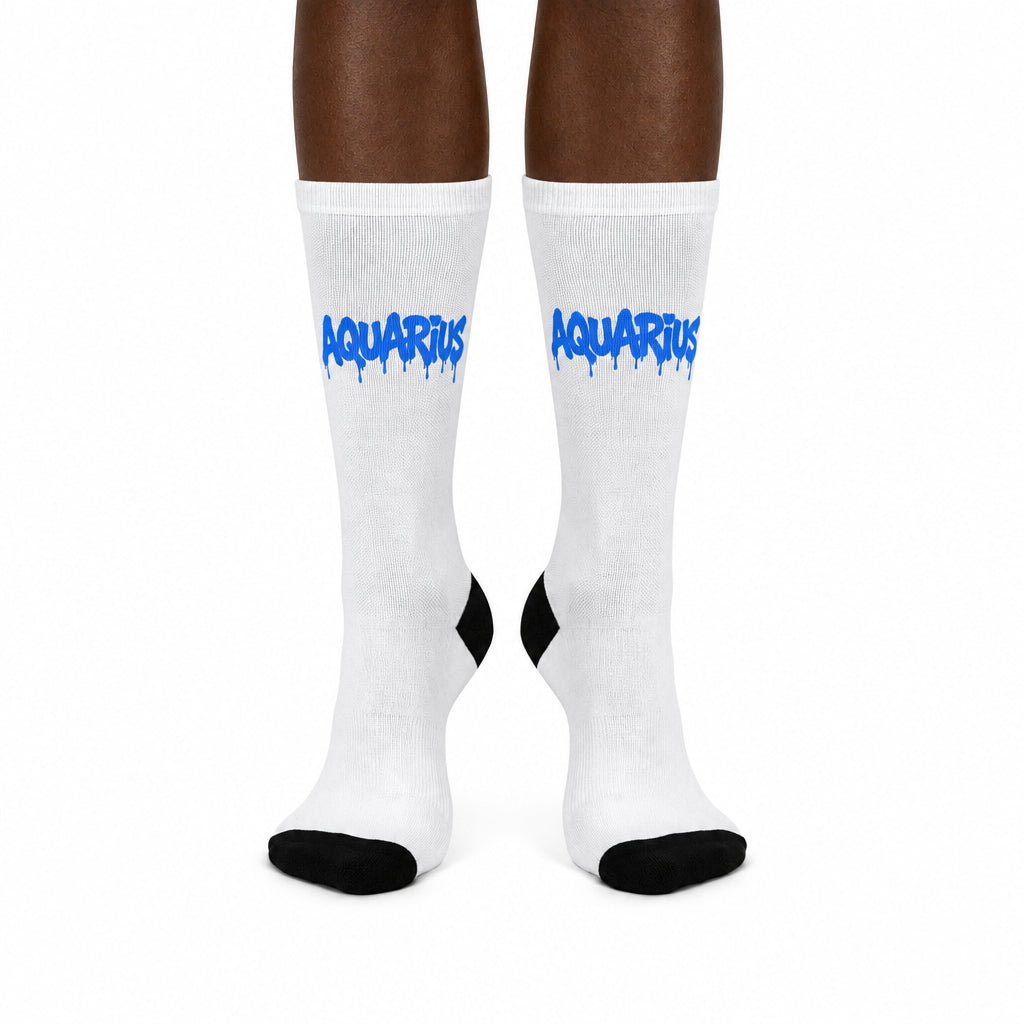 Aquarius Zodiac Crew Socks