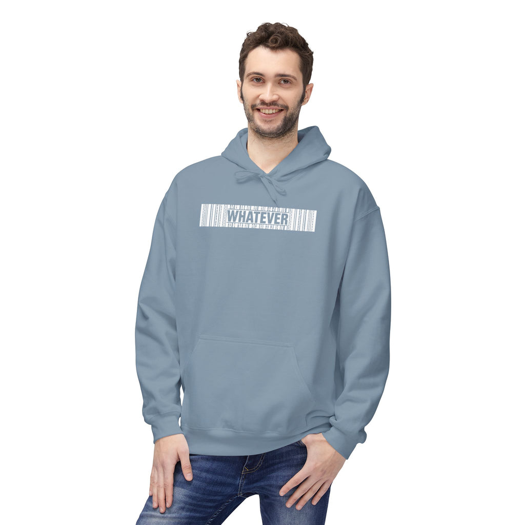 WHATEVER Barcode Hoodie