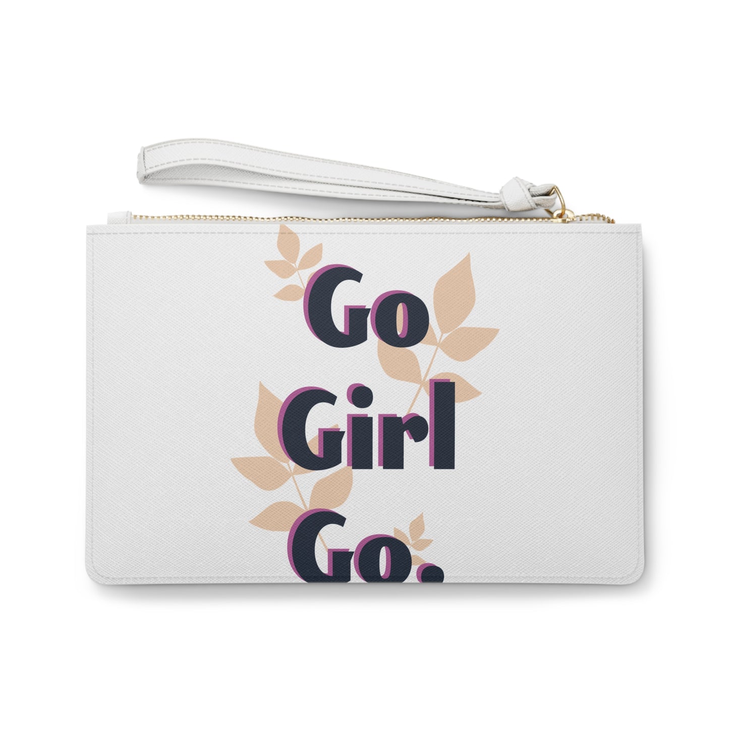 Empowering 'Go Girl Go' Clutch Bag for Fashion-Forward Women