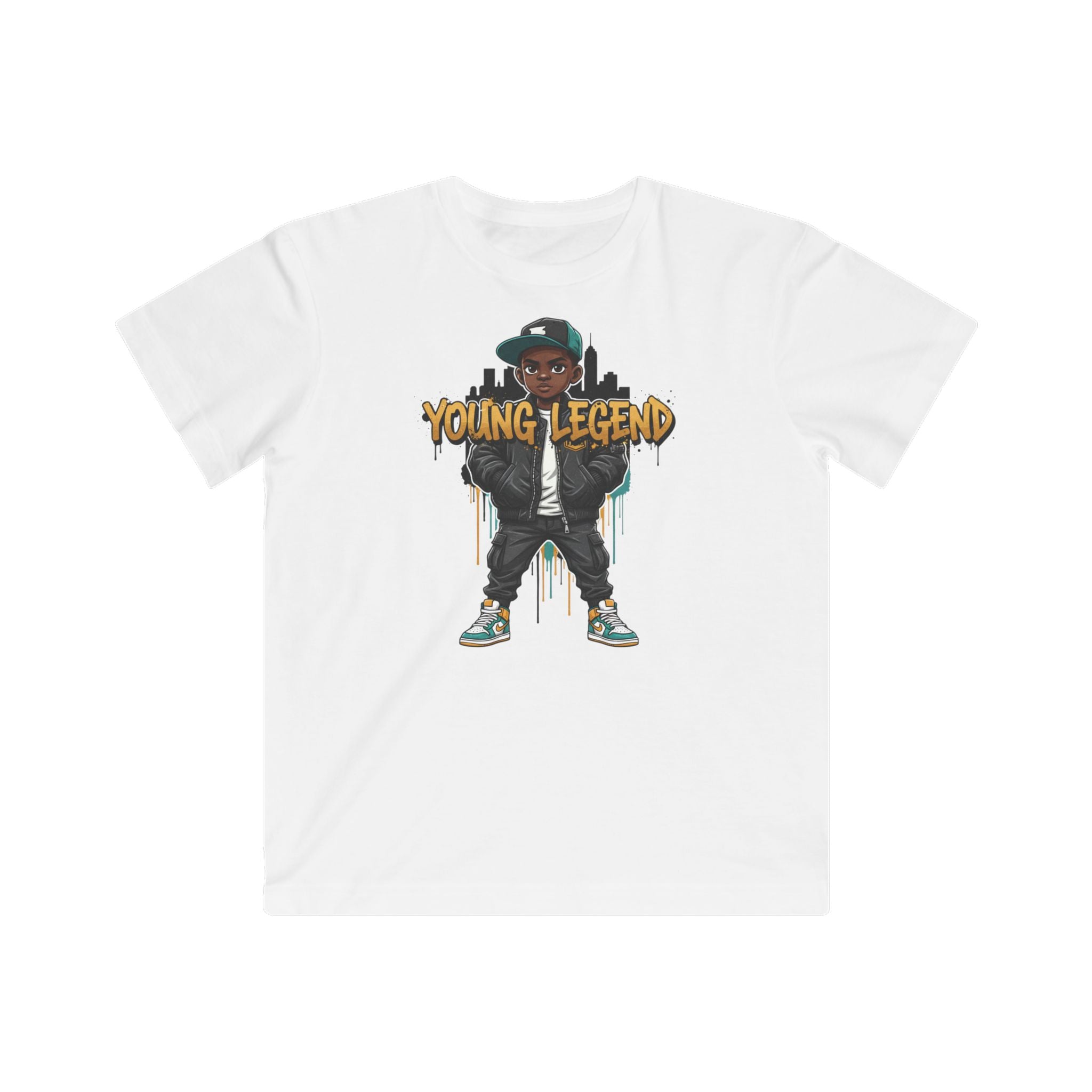 Kids "Young Legend" Graphic Tee — Urban Boy Streetwear