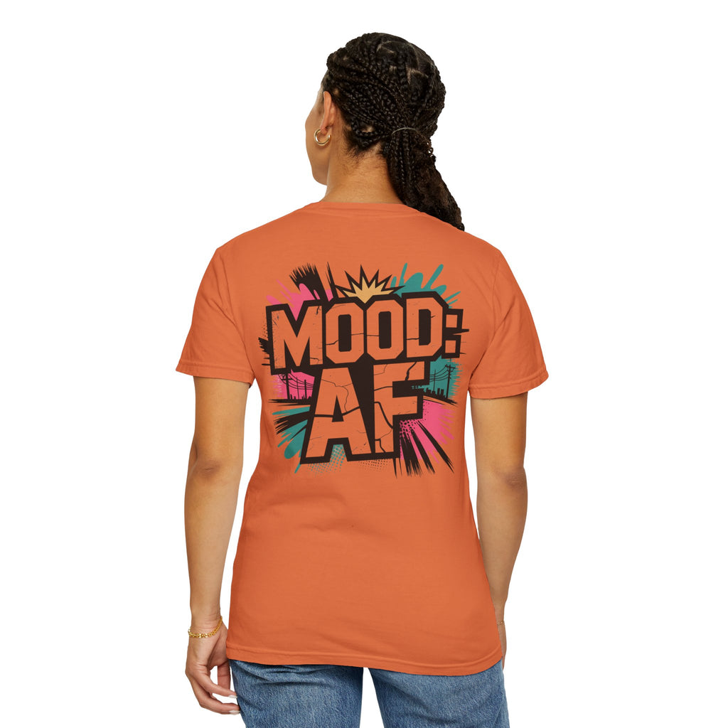 MOOD AF Graphic Tee — Bold Retro Pop-Art Unisex T-Shirt