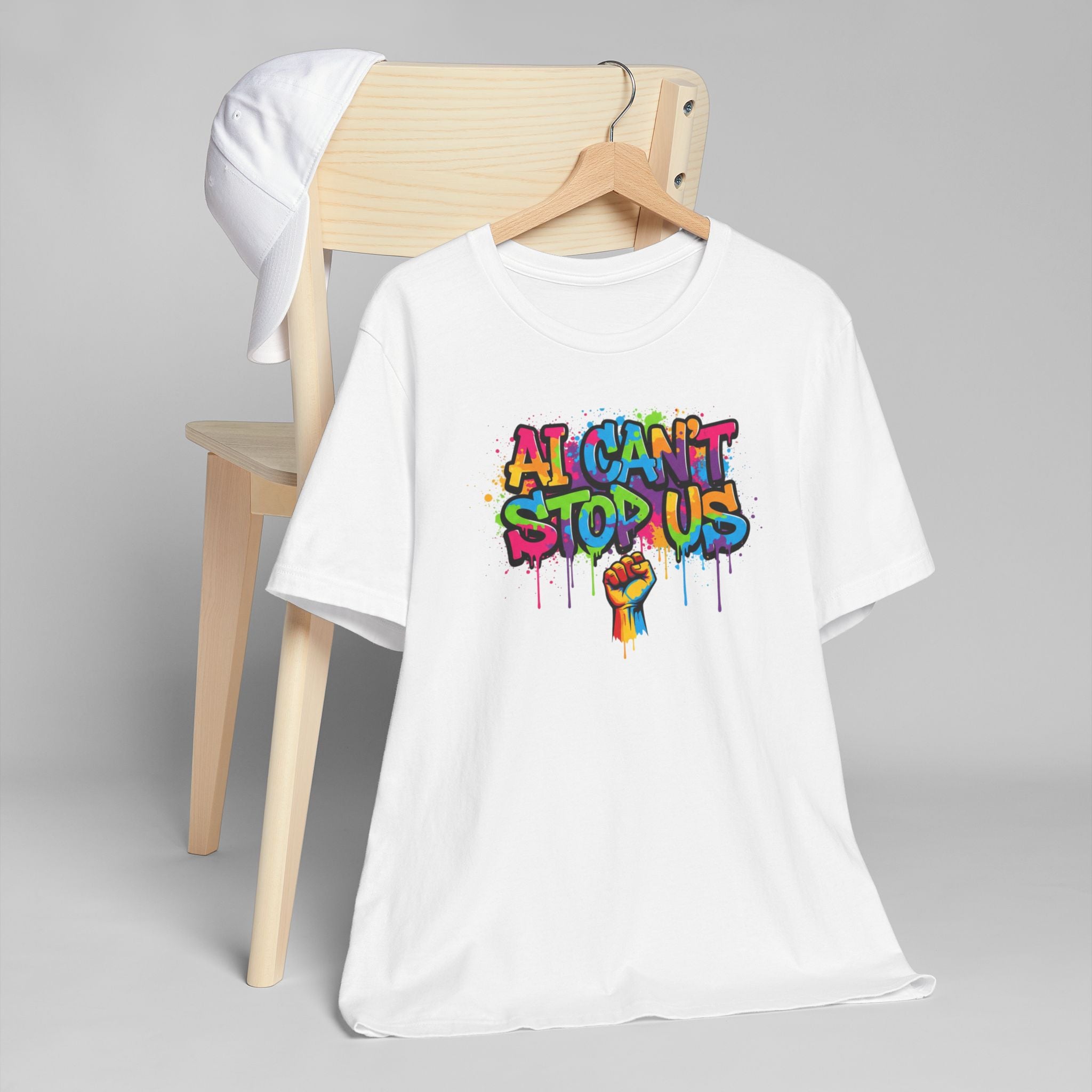 AI Can't Stop Us Graffiti Tee