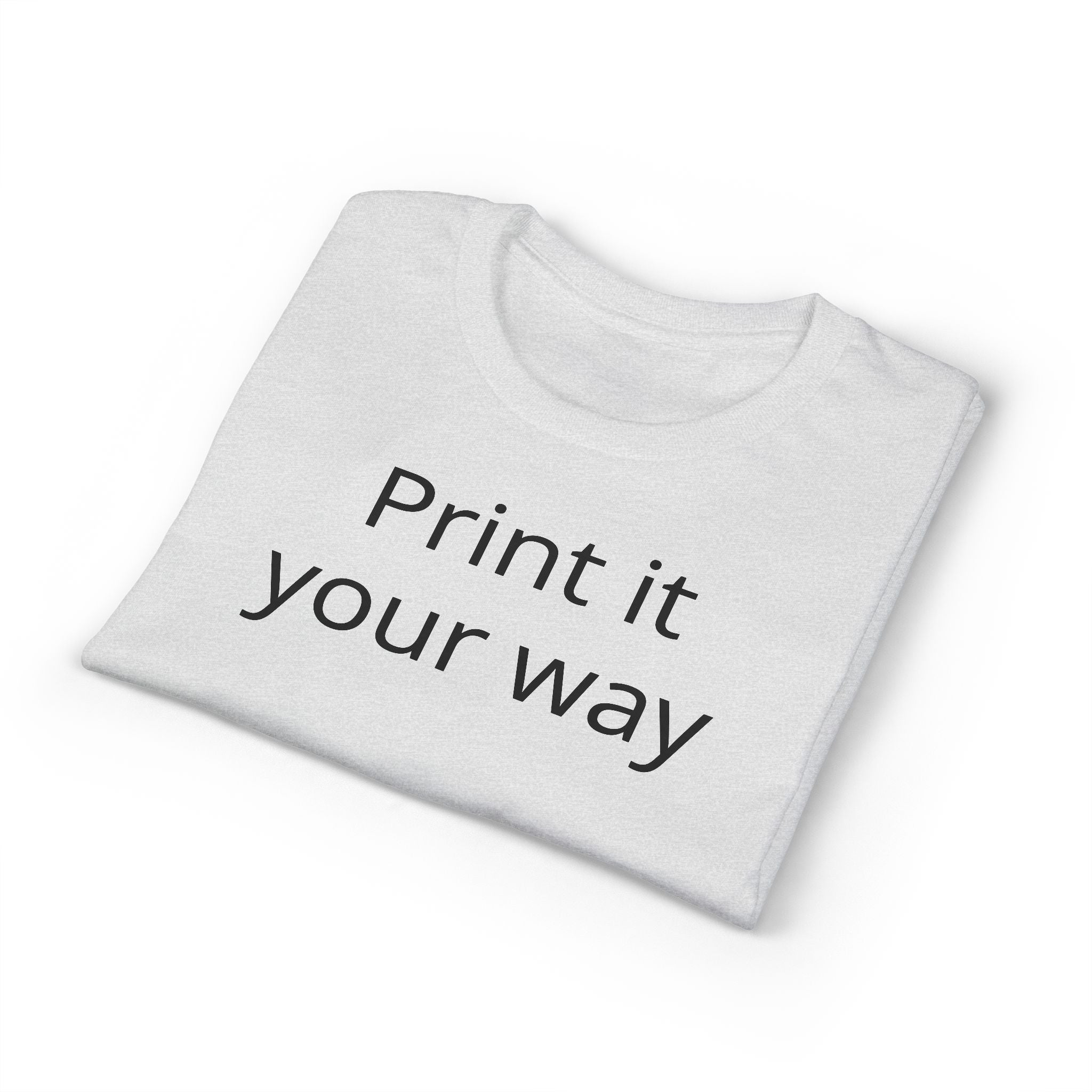 Custom Text DryBlend Tee