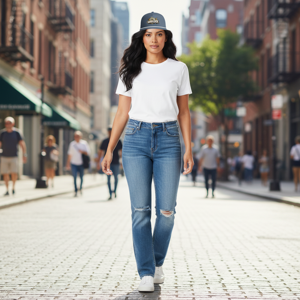 It's Whatever Rope Cap — Casual Graffiti Snapback Hat