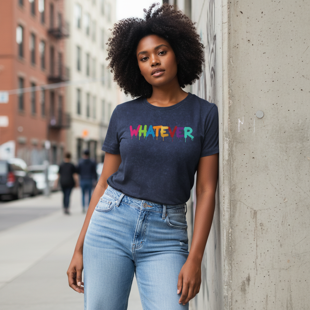 Whatever Rainbow Mineral Wash Tee