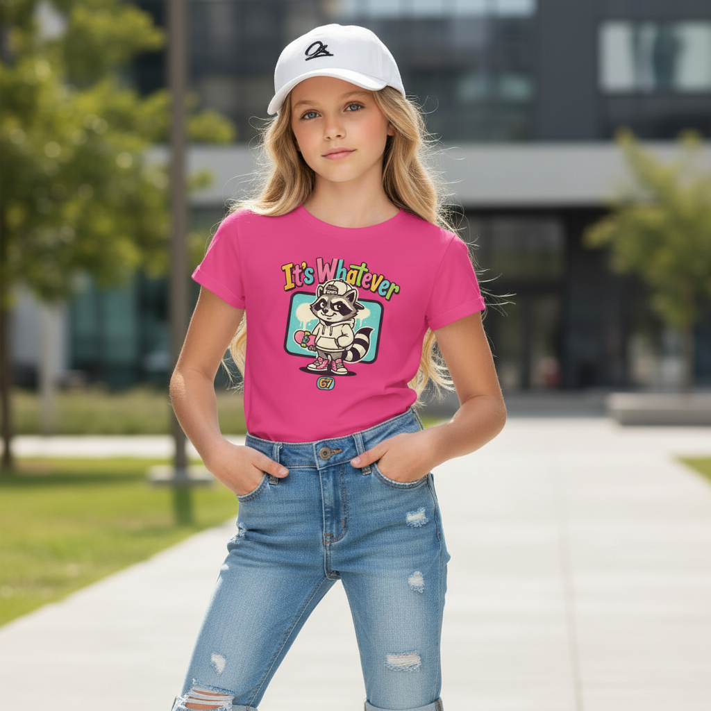 It's Whatever Kids Raccoon Tee
