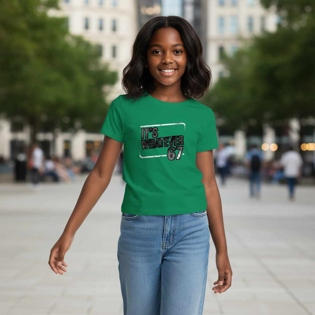 It's Whatever 67 Youth Tie-Dye Tee