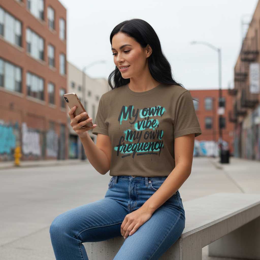 My Own Vibe Tee — Inspirational Graphic T‑Shirt
