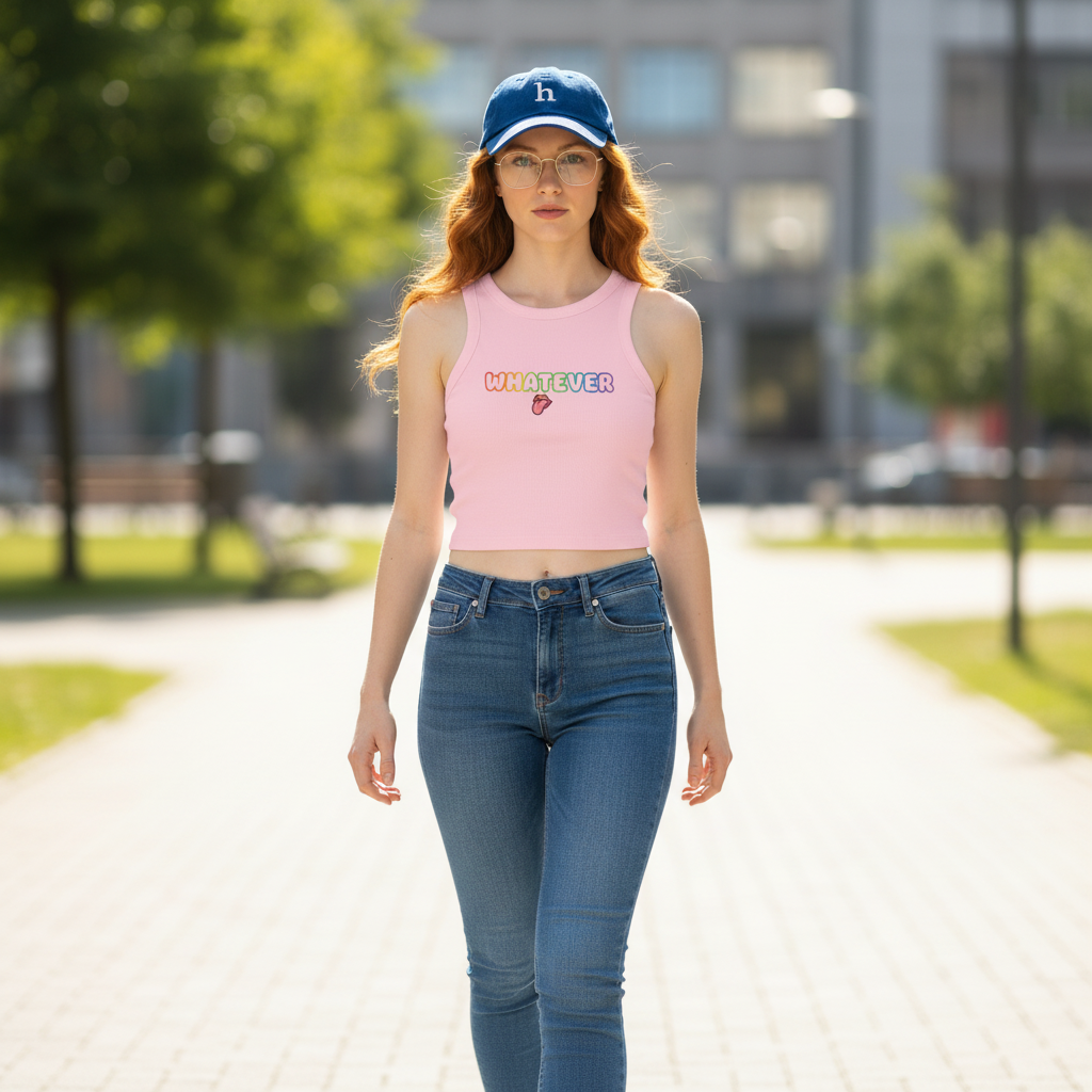 Women's Micro Rib Racer Tank