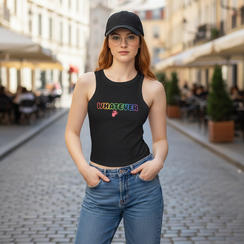 Women's Micro Rib Racer Tank