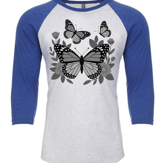 Vintage Royal/ Heather White - FRONT