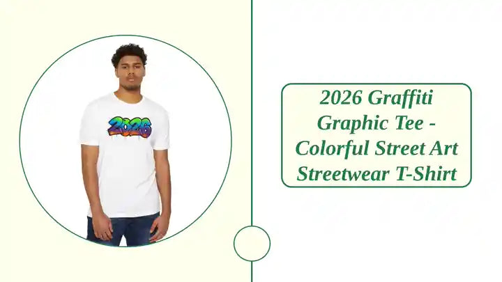 2026 Graffiti Graphic Tee - Colorful Street Art Streetwear T-Shirt by@Outfy