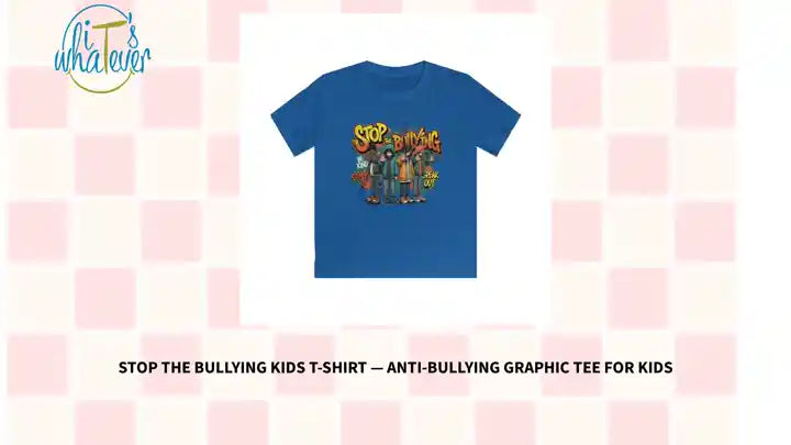 Stop the Bullying Kids T‑Shirt &mdash; Anti‑Bullying Graphic Tee for Kids by@Outfy