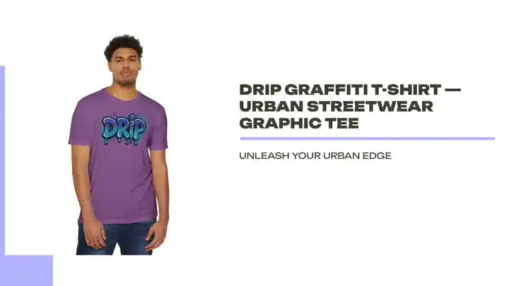 Drip Graffiti T-Shirt &mdash; Urban Streetwear Graphic Tee by@Outfy