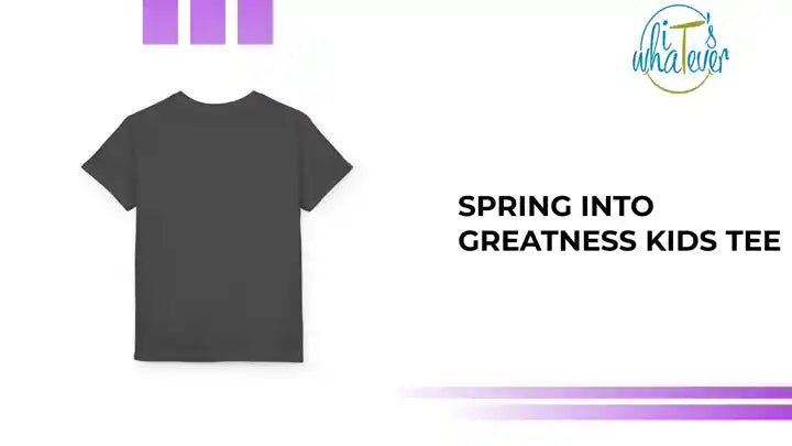 Spring Into Greatness Kids Tee by@Outfy