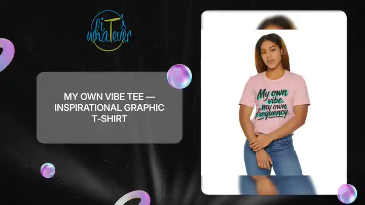 My Own Vibe Tee &mdash; Inspirational Graphic T‑Shirt by@Outfy