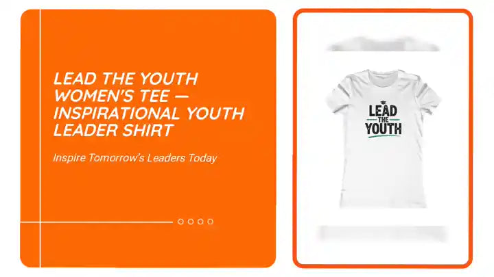 Lead the Youth Women's Tee &mdash; Inspirational Youth Leader Shirt by@Outfy