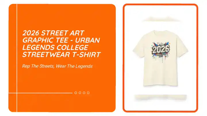 2026 Street Art Graphic Tee - Urban Legends College Streetwear T-Shirt by@Outfy