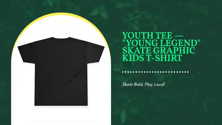 Youth Tee &mdash; "Young Legend" Skate Graphic Kids T-Shirt by@Outfy
